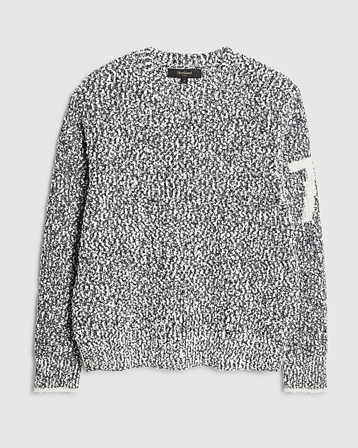 Blue Regular Fit Boucle 78 Sports Sweatshirt