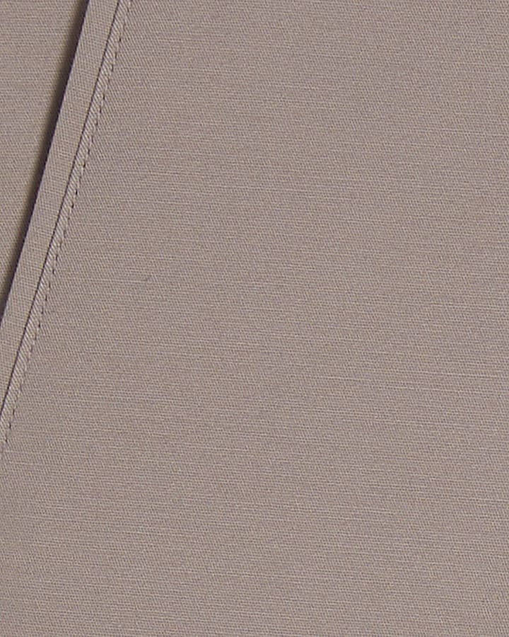 Pink Slim Fit Belted Chino Shorts