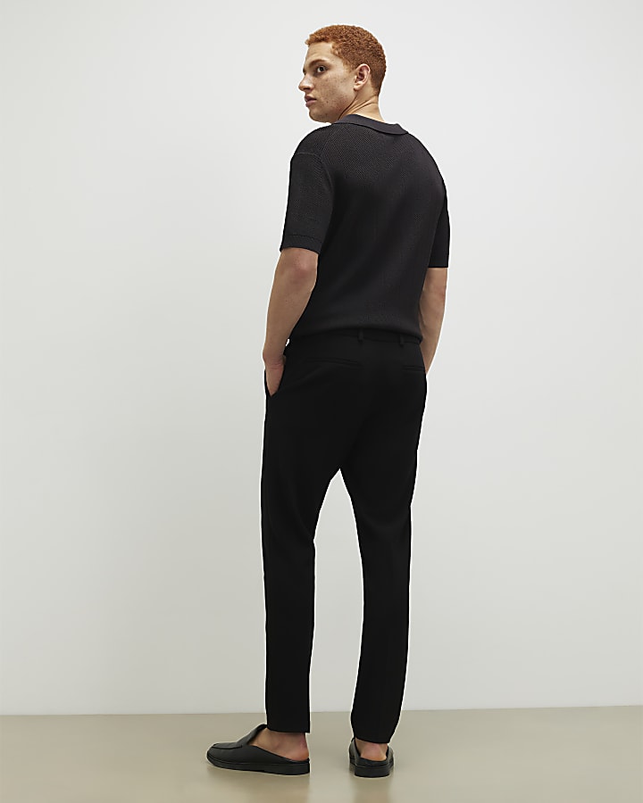 Black Slim Fit Trousers