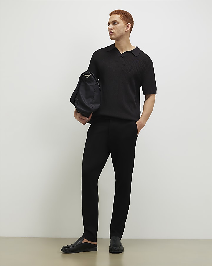 Black Slim Fit Trousers