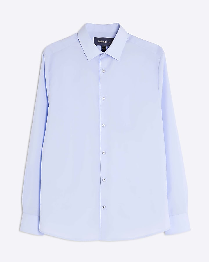 Blue Slim Fit Shirt