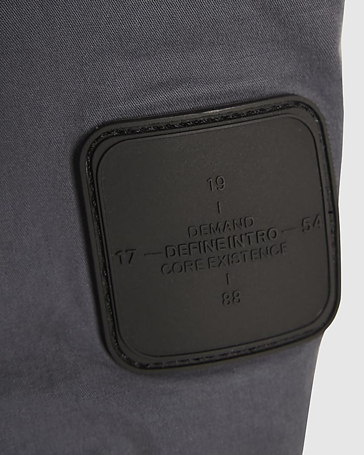 Blue Regular Fit Cargo Trousers