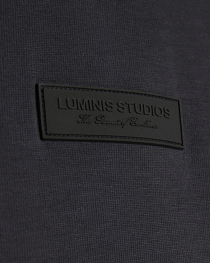 Grey Oversized Fit Luminis Studios T-Shirt