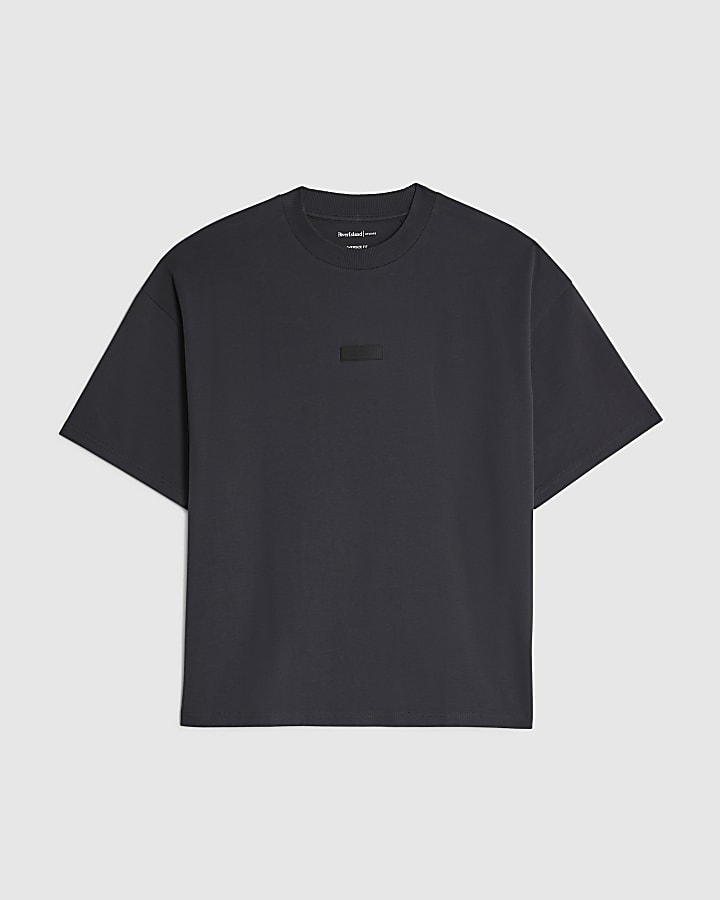 Grey Oversized Fit Luminis Studios T-Shirt