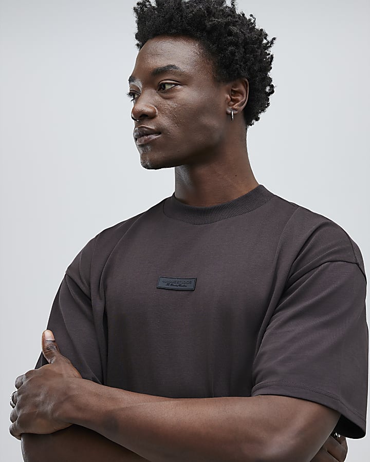 Brown Oversized Fit Luminis Studios T-Shirt