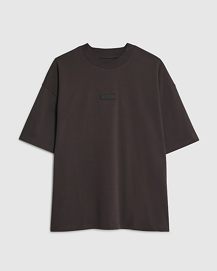 Brown Oversized Fit Luminis Studios T-Shirt