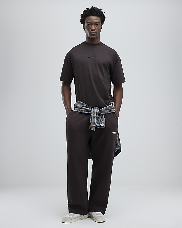 Brown Oversized Fit Luminis Studios T-Shirt