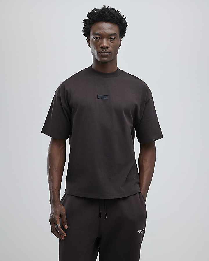 Brown Oversized Fit Luminis Studios T-Shirt