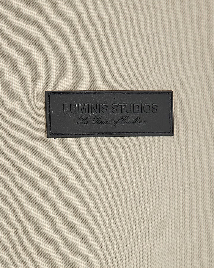 Beige Oversized Fit Luminis Studios T-Shirt