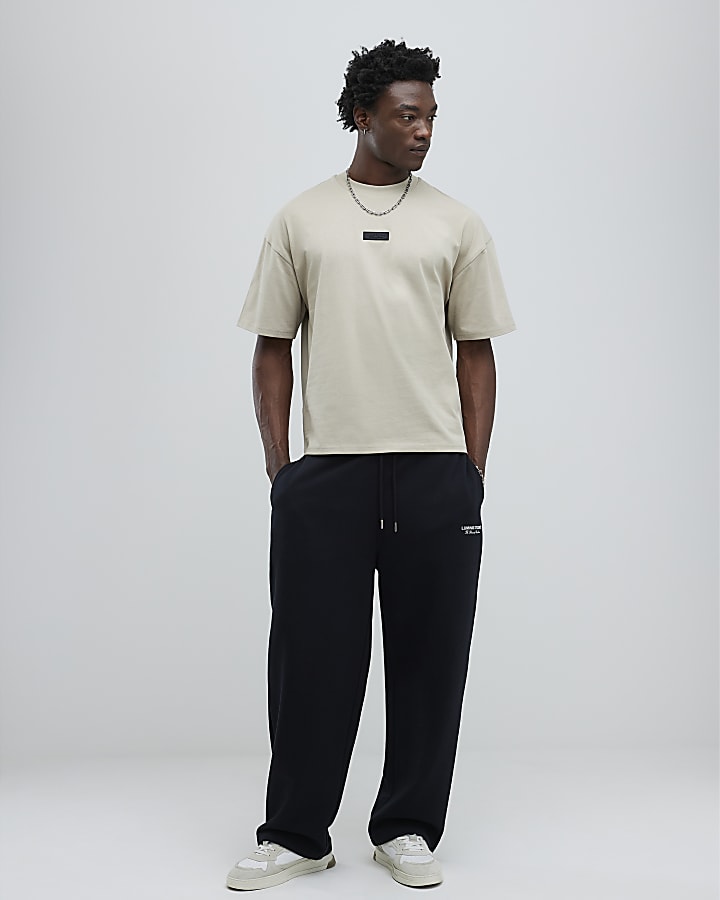 Beige Oversized Fit Luminis Studios T-Shirt