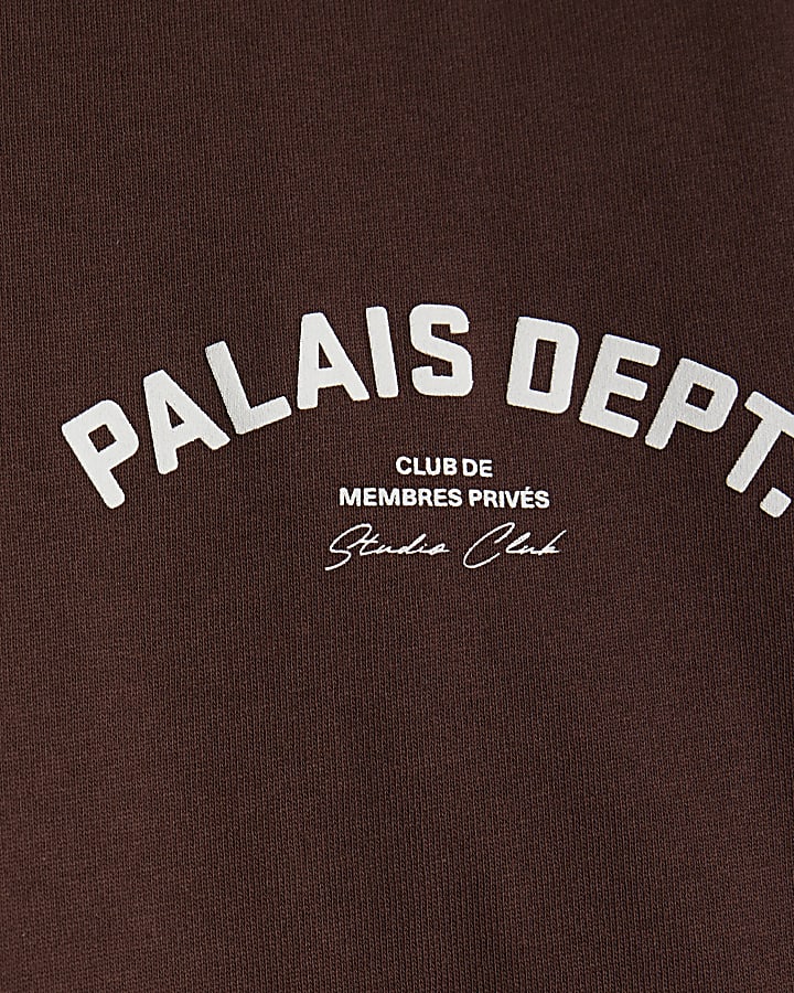 Brown Oversized Fit Palais Dept T-Shirt