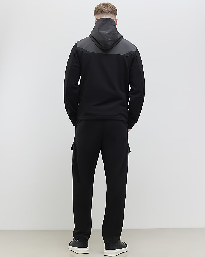 Black Slim Fit Luminus Joggers