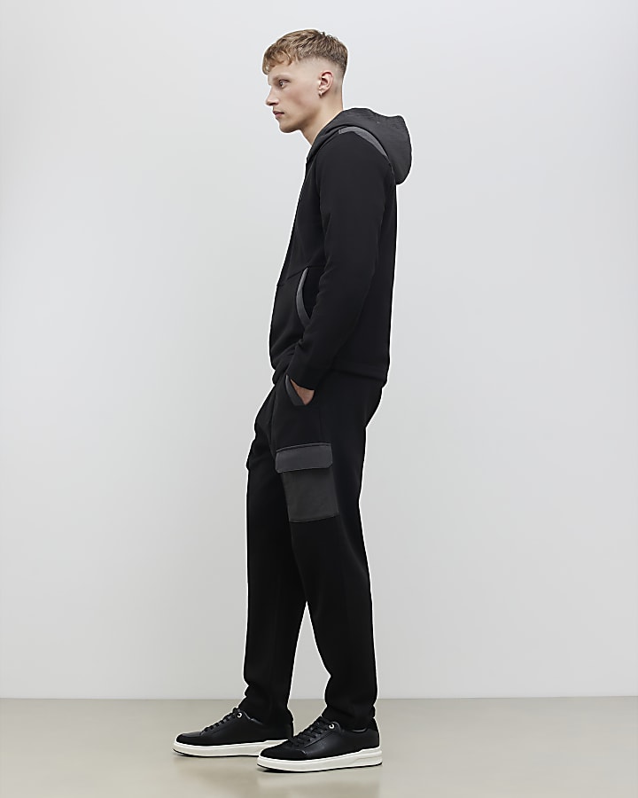 Black Slim Fit Luminus Joggers