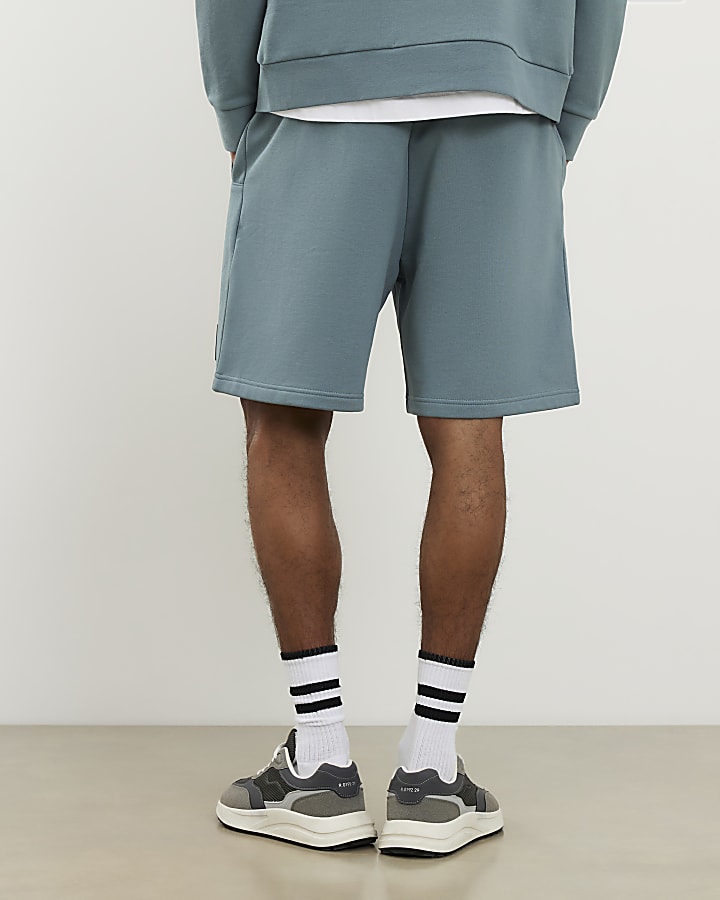 Blue Regular Fit Shorts