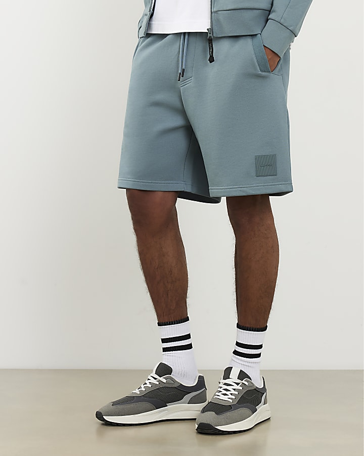 Blue Regular Fit Shorts