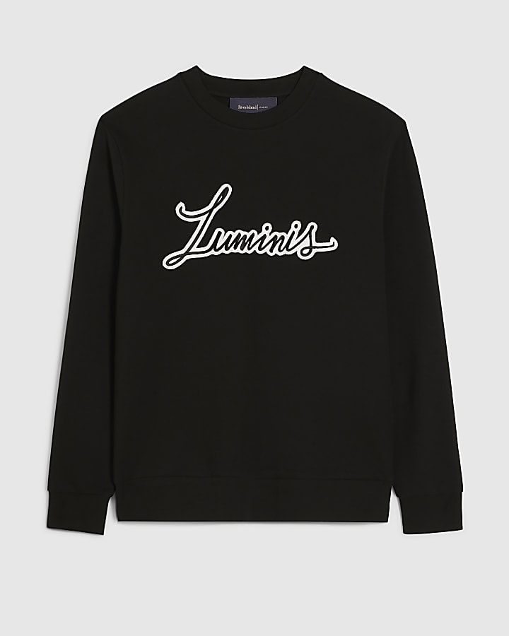 Black Regular Fit Luminus Sweatshirt