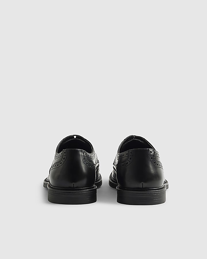 Black Leather Brogues