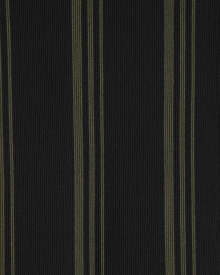 Black Slim Fit Stripe T-Shirt