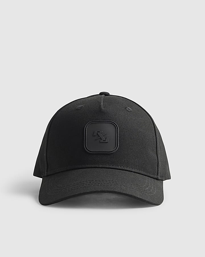 Black RXR Rubberised Badge Cap