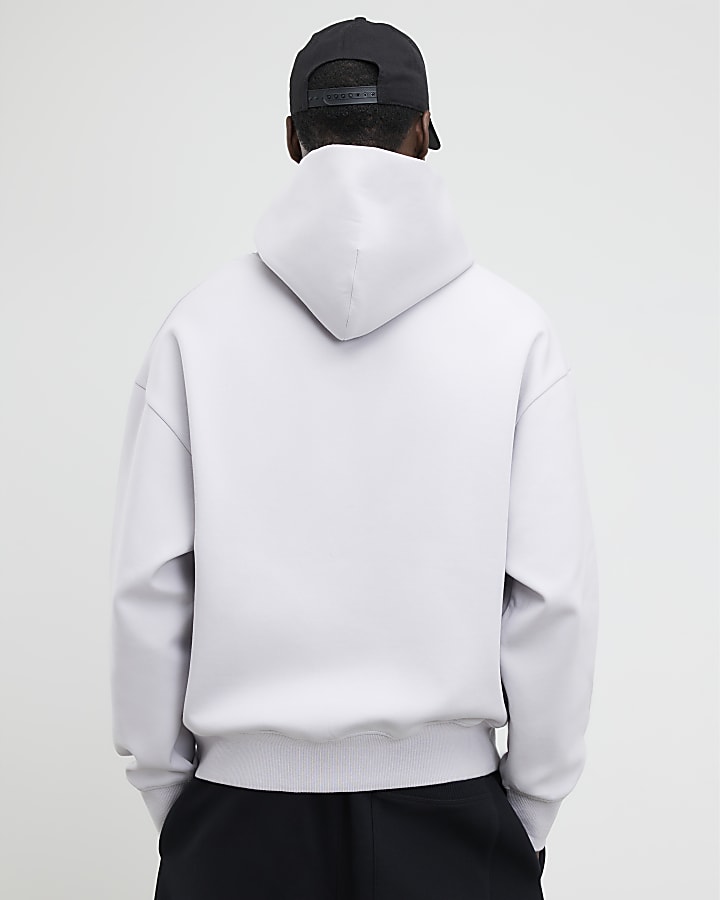 Grey Oversized Fit Luminis Hoodie