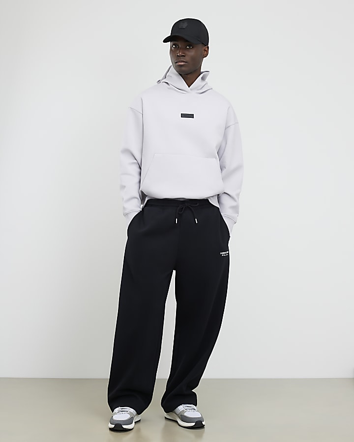 Grey Oversized Fit Luminis Hoodie