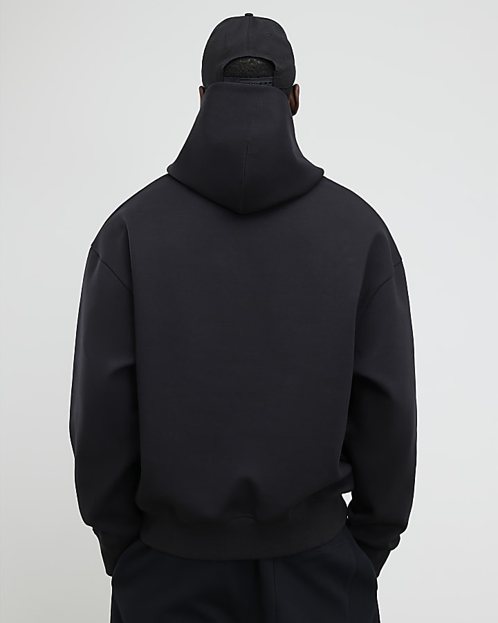 Black Oversized Fit Luminis Hoodie