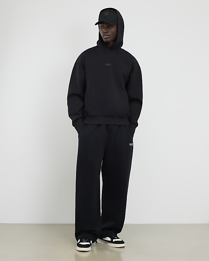 Black Oversized Fit Luminis Hoodie