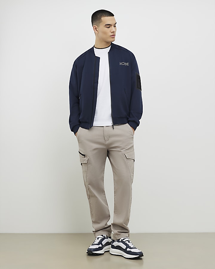 Navy MCMXII Bomber Jacket