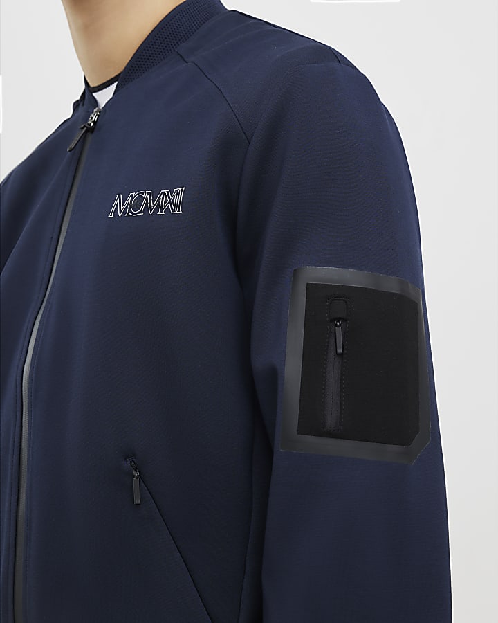 Navy MCMXII Bomber Jacket