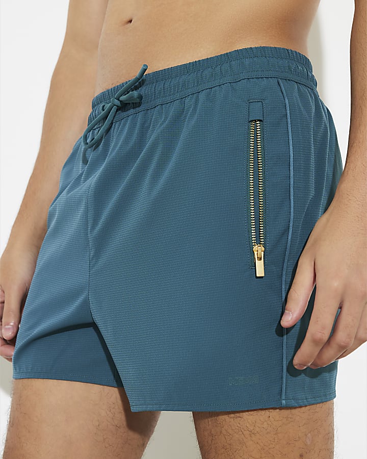 Green Zip Swim Short