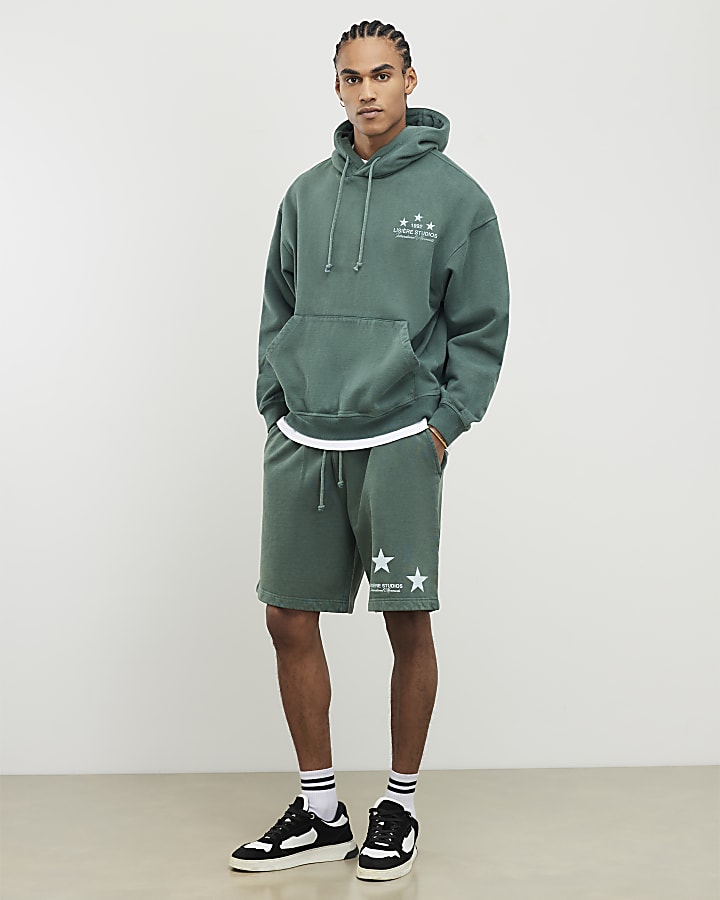 Green Oversized Fit Lisiere Studios Hoodie