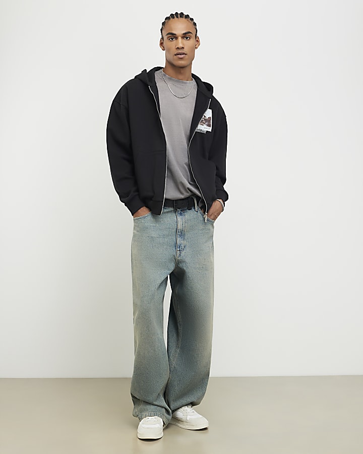 Black Oversized Fit Autre Studios Hoodie