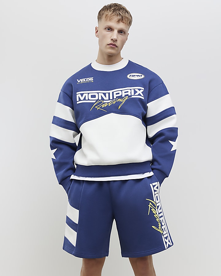 Navy Jort Fit Mont Prix Shorts