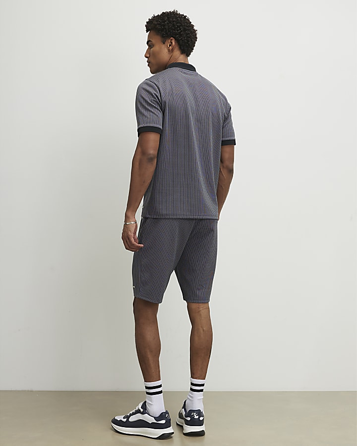 Black Slim Fit Shorts