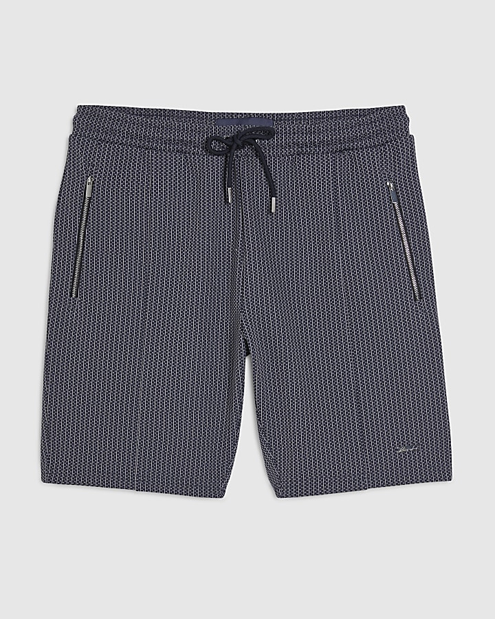 Black Slim Fit Shorts