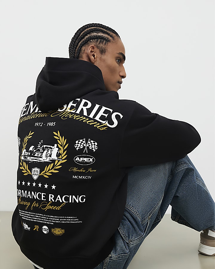Black Premio Series Racing Hoodie