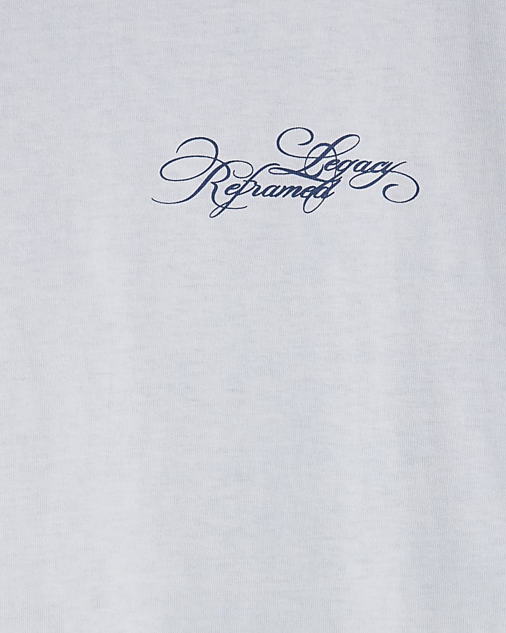 Blue Oversized Fit Common League T-Shirt