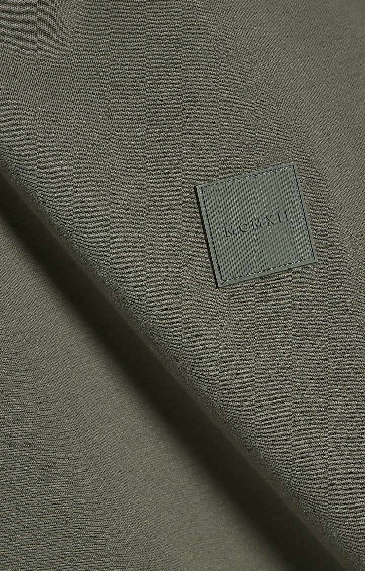 Green Slim Fit MCMXII Badge T-Shirt