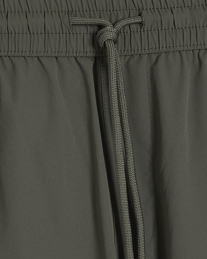 Green Skinny Fit Cargo Shorts