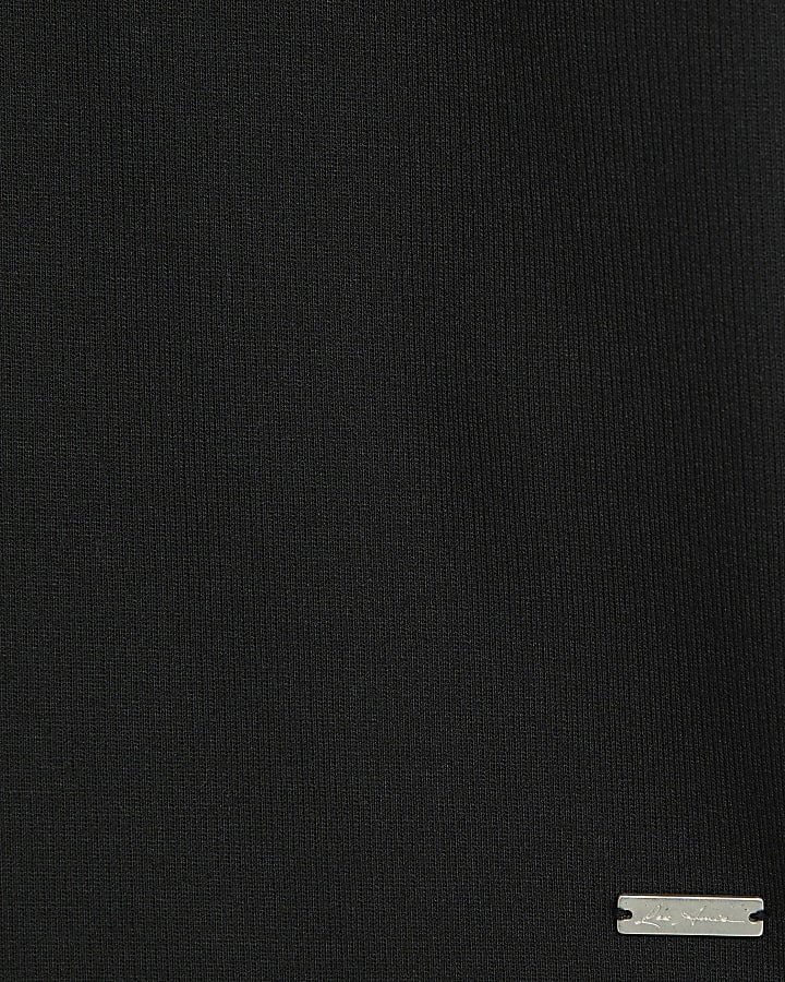 Black Muscle Fit Polo Shirt