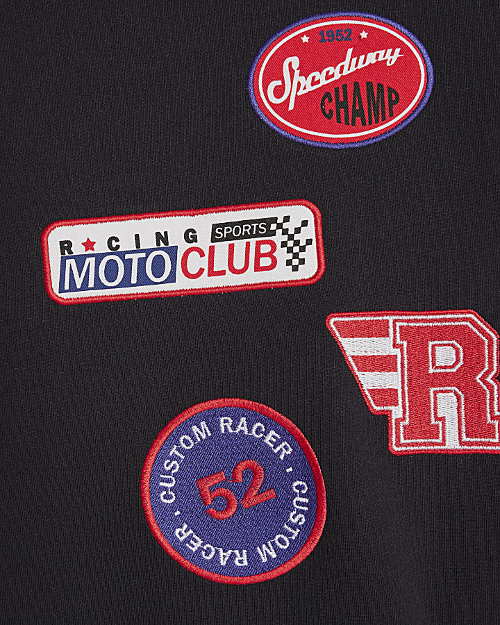 Black High Performance Badges Sweatshirt