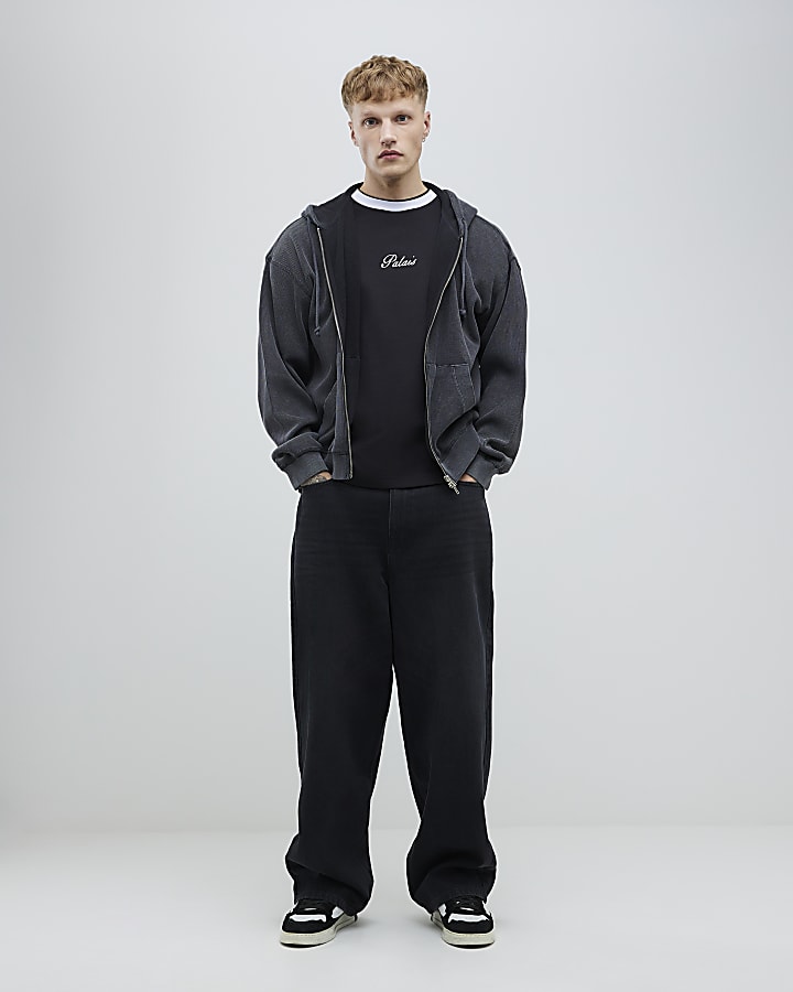 Black Oversized Fit Palais T-Shirt