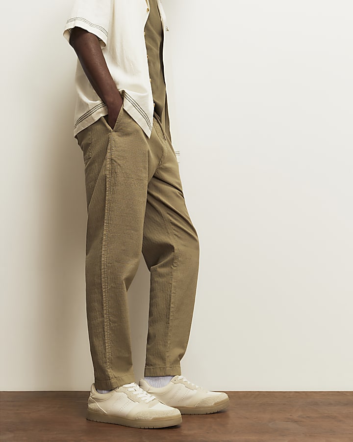 Green Slim Fit Joggers