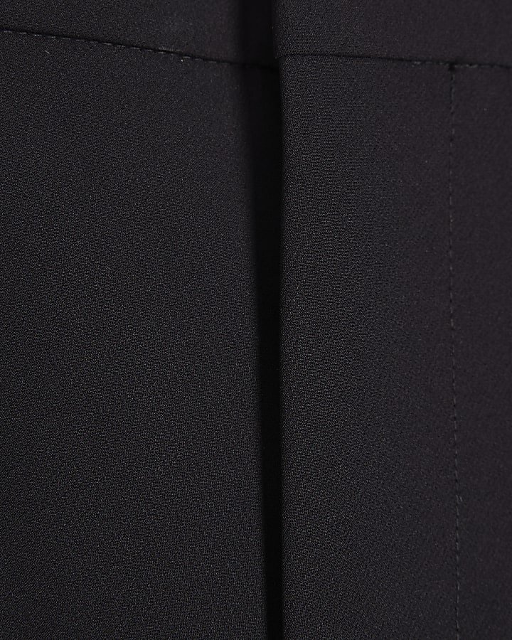 Black Skinny Fit Elasticated Shorts