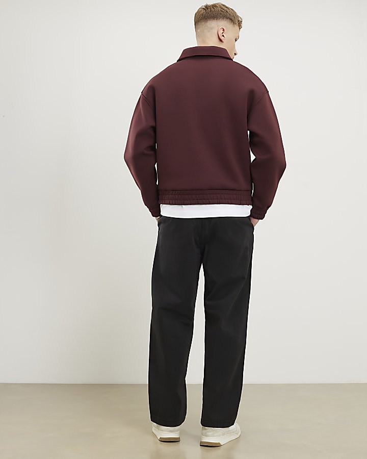 Black Relaxed Fit Trousers