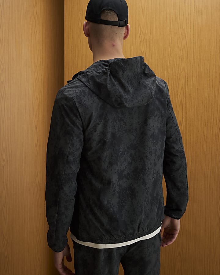 Green Camouflage Athleisure RXR Hooded Jacket