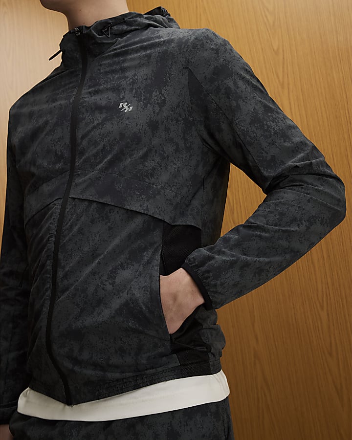 Green Camouflage Athleisure RXR Hooded Jacket