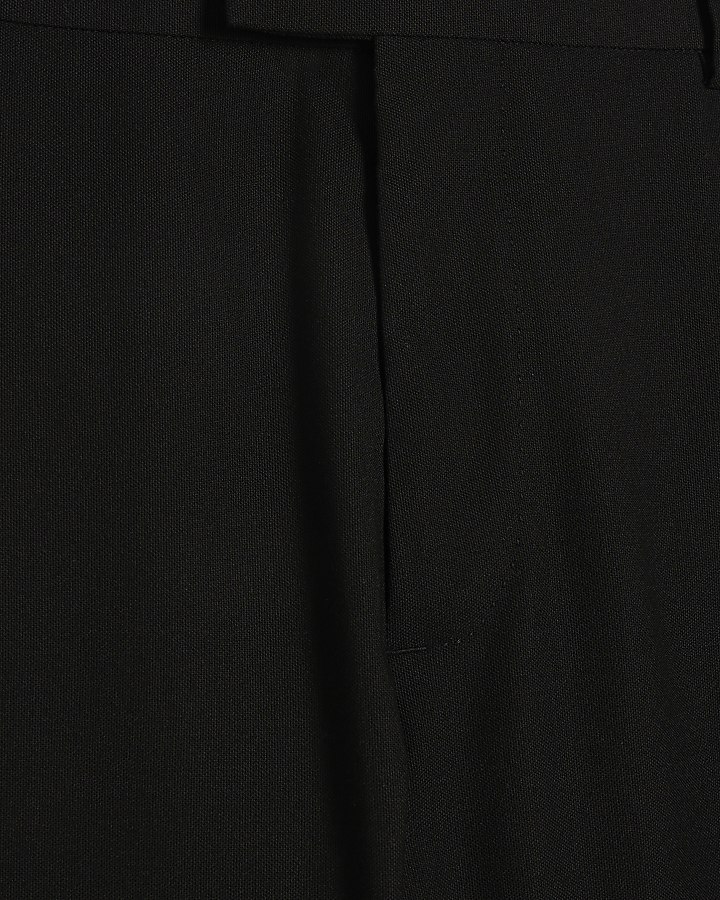 Black Slim Fit Tailored Suit Trousers