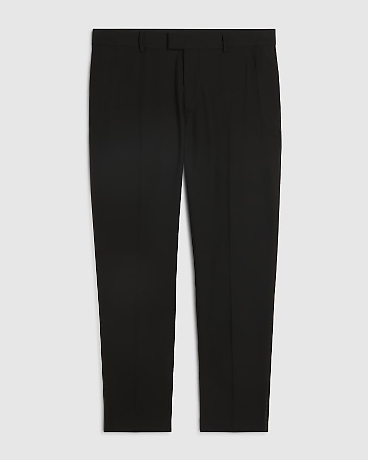 Black Slim Fit Tailored Suit Trousers