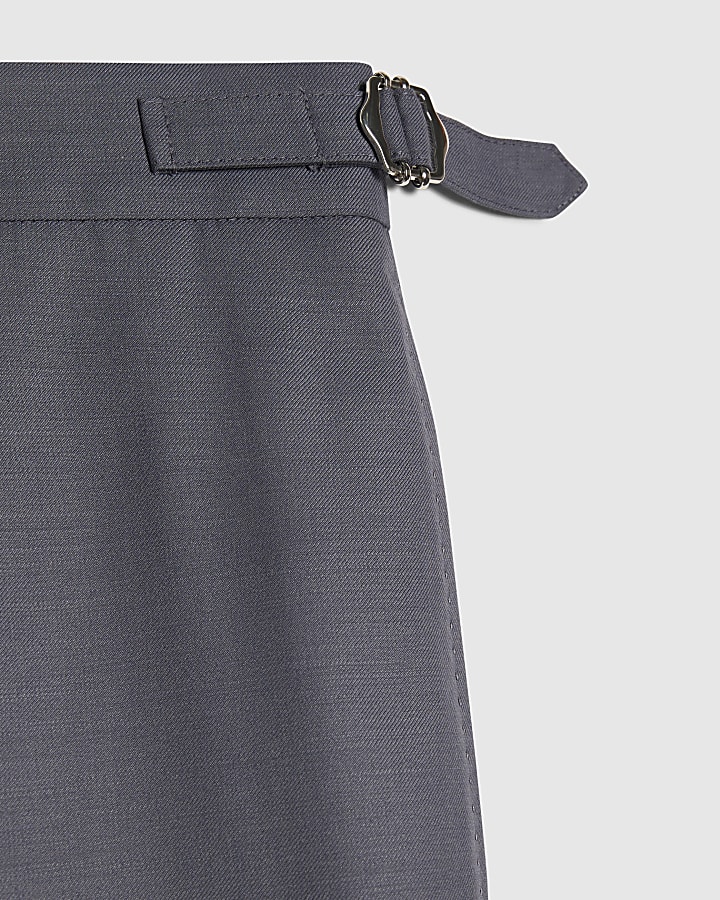 Blue Slim Fit Suit Trousers